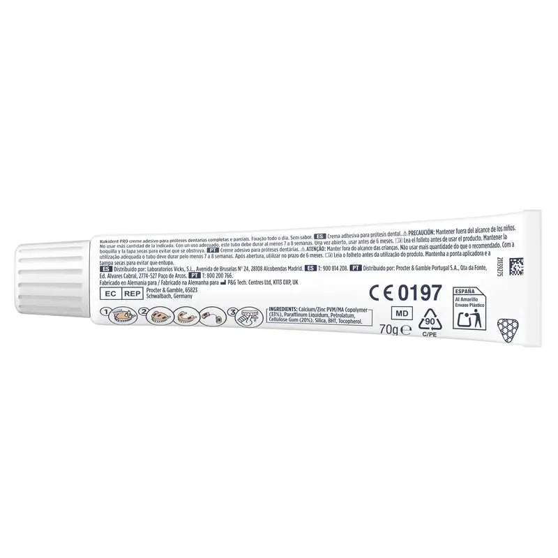 Kukident Pro Complete Denture Adhesive Cream, Neutral 70 G