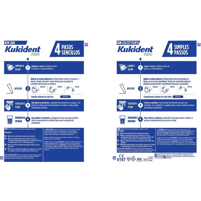 Kukident Pro Complete Denture Adhesive Cream, Neutral 70 G