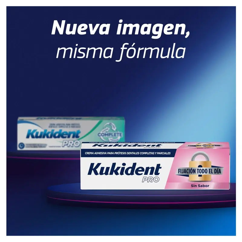 Kukident Duplo Pro Complete Adhesive Cream For Dentures, Neutral 2x70 gr