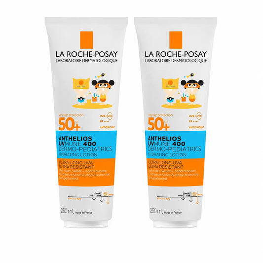 La Roche-Posay Anthelios Dermo-Pediatrics Moisturising Milk SPF 50+ Children's Sunscreen Pack 2 x 250 ml