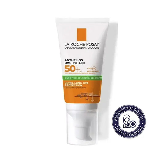 La Roche-Posay Anthelios Uv-Mune 400 Oil Control Gel-Cream Spf50+, 50 ml