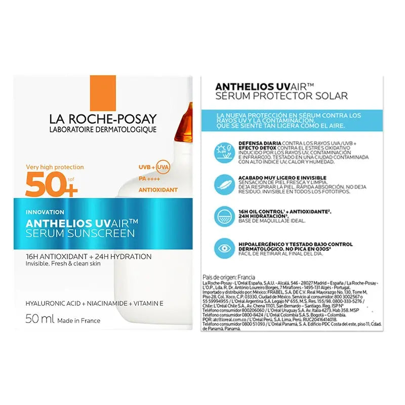 La Roche Posay Anthelios Uvair Sun Serum Spf50+ , 50 ml