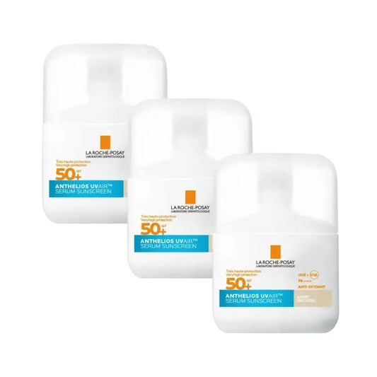 La Roche Posay Anthelios Uvair Sun Serum Spf50+ Tinted Light , 3X50 Ml