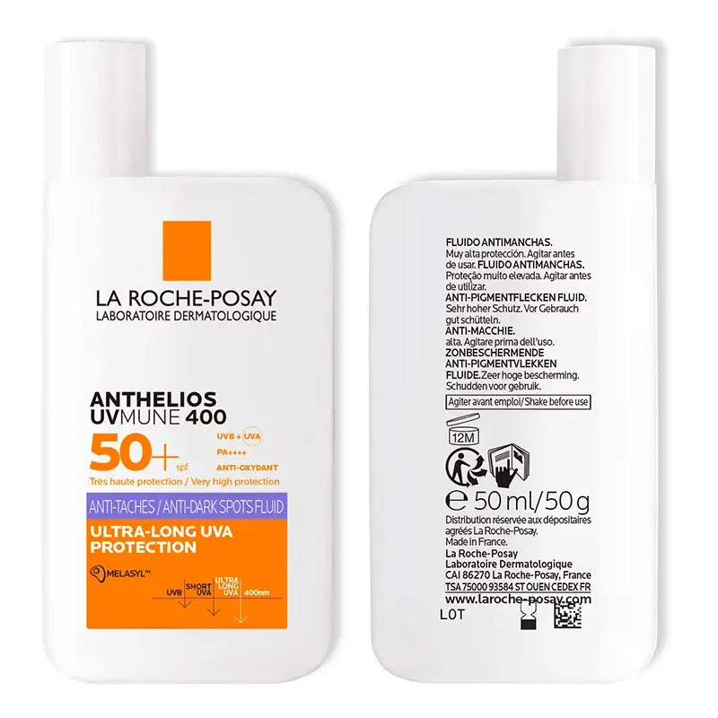 La Roche Posay Anthelios Uvmune 400 Anti-Blemish Fluid Spf50+ , 50 ml