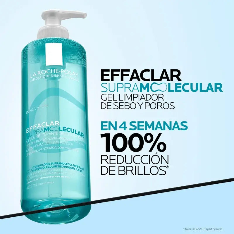 La Roche-Posay Effaclar Supramolecular Cleansing Gel, 400 ml