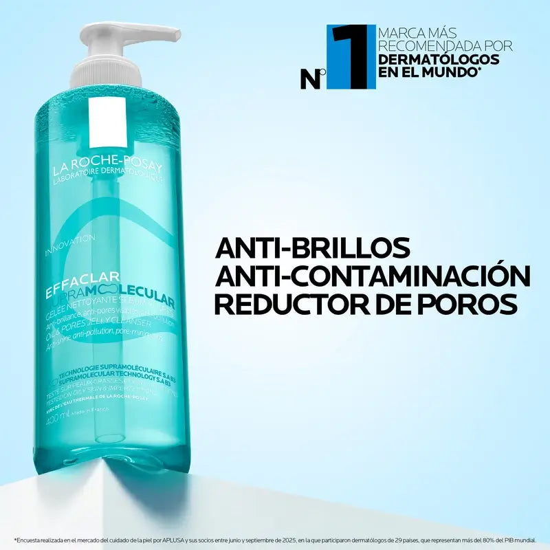 La Roche-Posay Effaclar Supramolecular Cleansing Gel, 400 ml
