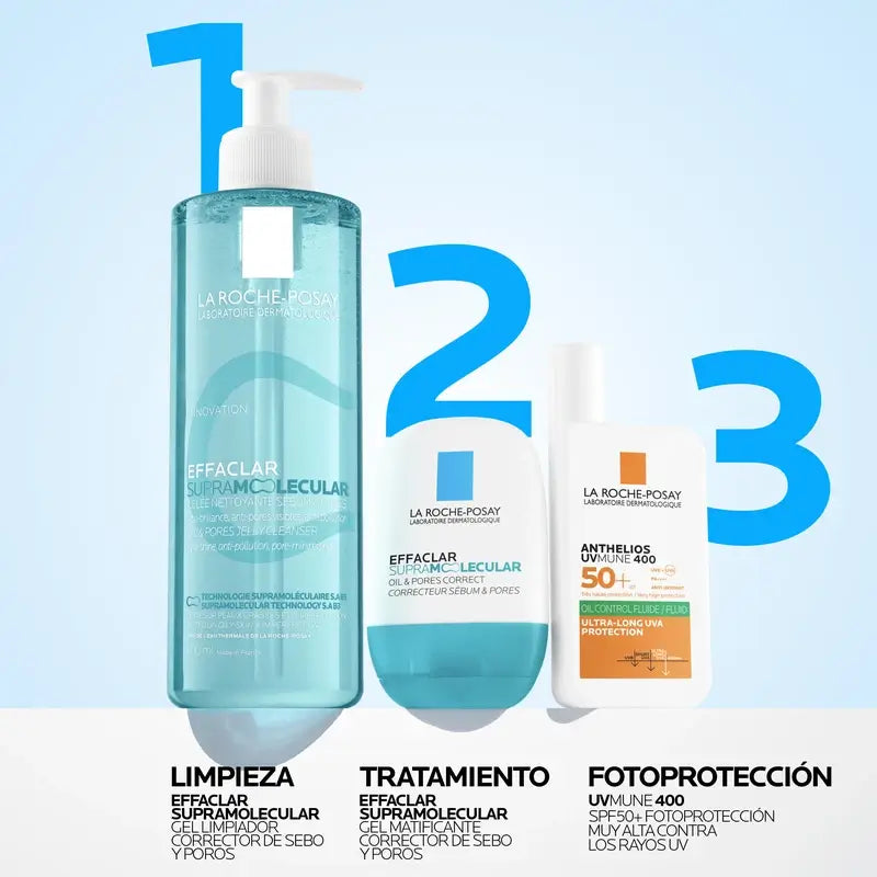 La Roche-Posay Effaclar Supramolecular Cleansing Gel, 400 ml