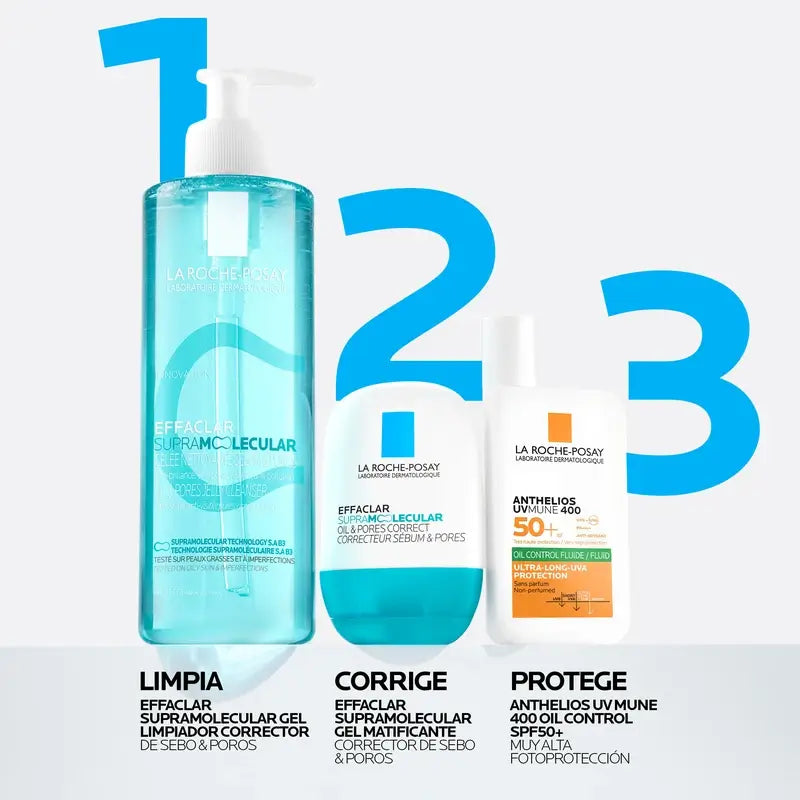 La Roche-Posay Effaclar Supramolecular Mattifying Gel, 40 ml