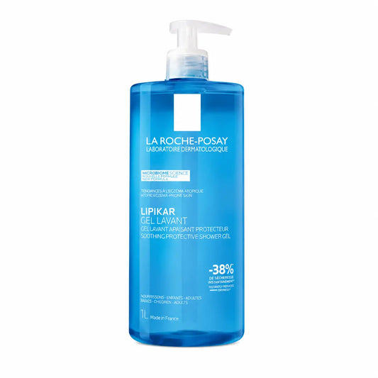 La Roche Posay Lipikar Physiological Shower Gel Suitable for Sensitive and Dry Skin , 1000 ml