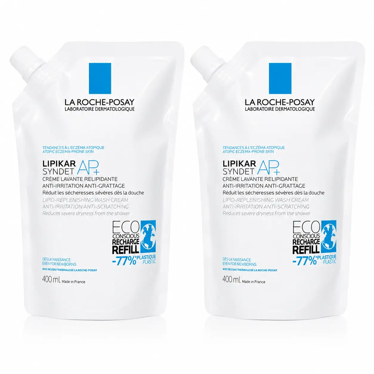 La Roche Posay Pack La Roche Posay Lipikar Syndet Ap+ Refill , 400 Ml, x2