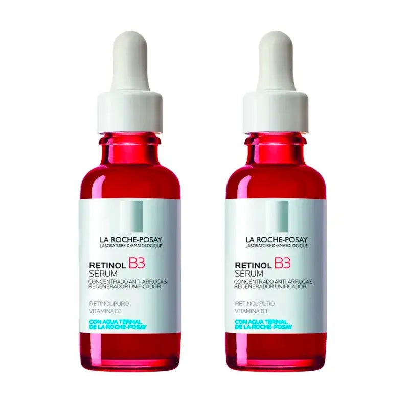 La Roche Posay Retinol B3 Anti-Wrinkle Serum, Pack 2 x 30 ml