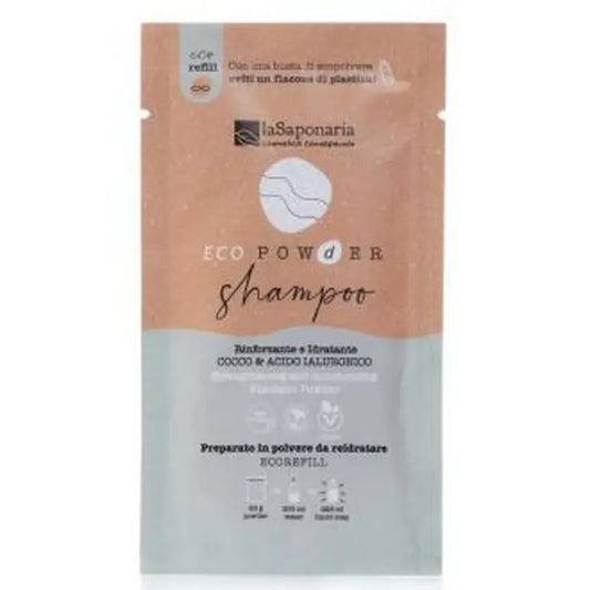 Saponaria Coconut-Hyaluronic Acid Shampoo Powder 25Gr.