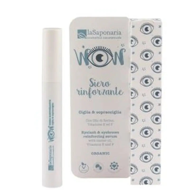 La Saponaria Serum Wow Eyelash & Eyebrow Strengthening Serum 10Ml.