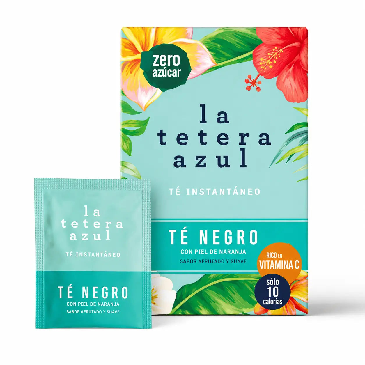 La Tetera Azul Cold Black Tea Mango Flavour. Cold Infusion Powder box of 10 sachets