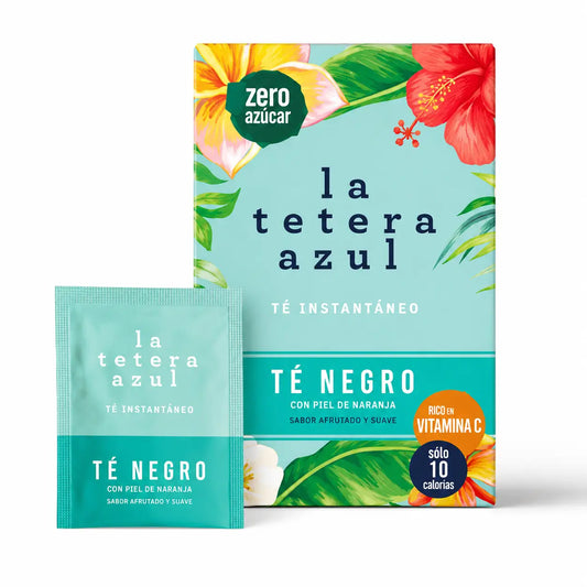 La Tetera Azul Cold Black Tea Mango Flavour. Cold Infusion Powder box of 10 sachets