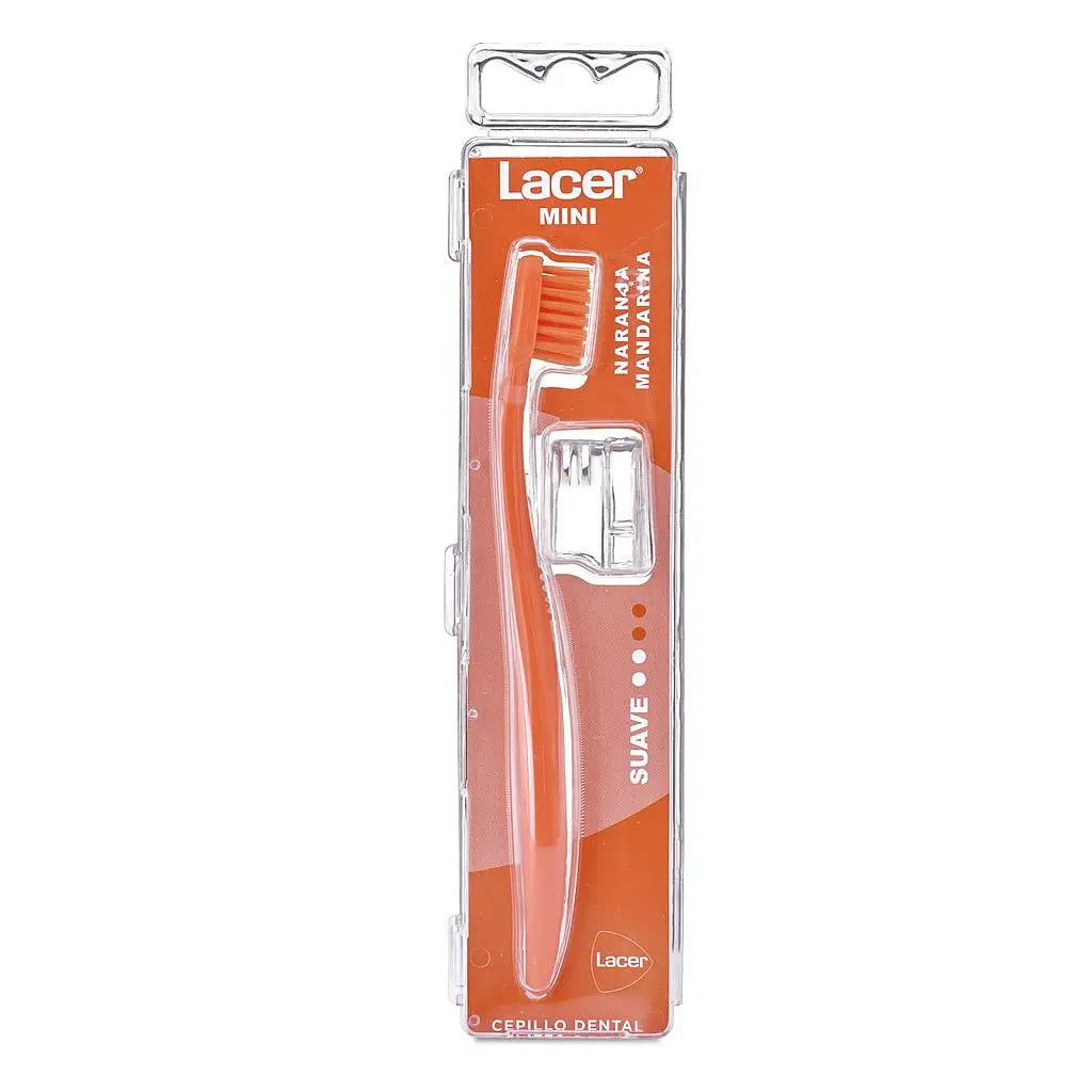 Lacer Blister Set Mini Soft Toothbrush, Different Colours