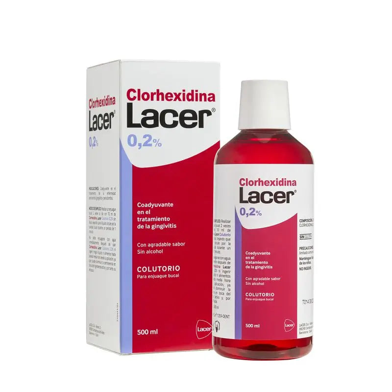 Lacer Chlorhexidine Mouthwash 0.2% 500 ml