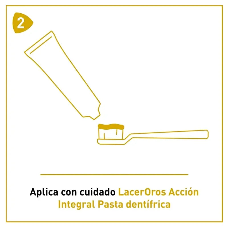 Lacer Duplo Oros Toothpaste, 2x125 ml