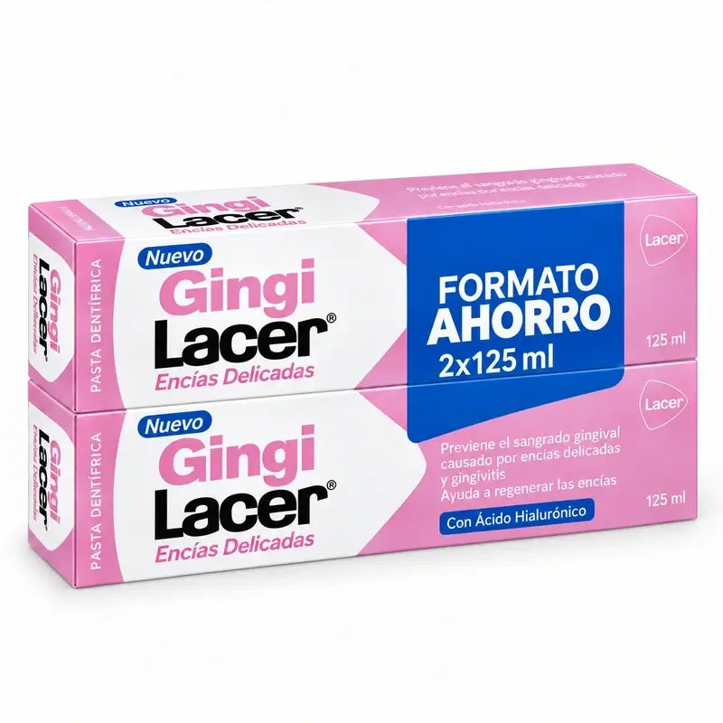 Lacer Gingilacer Toothpaste Duplo, 125 ml