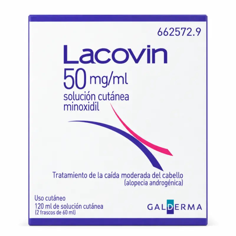Lacovin 50 mg/ ml Minoxidil Skin Solution 2 Bottles x 60 ml