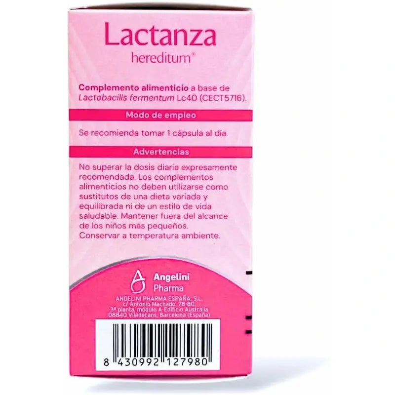 Lactanza Hereditum, Pack 2 x 28 Capsules
