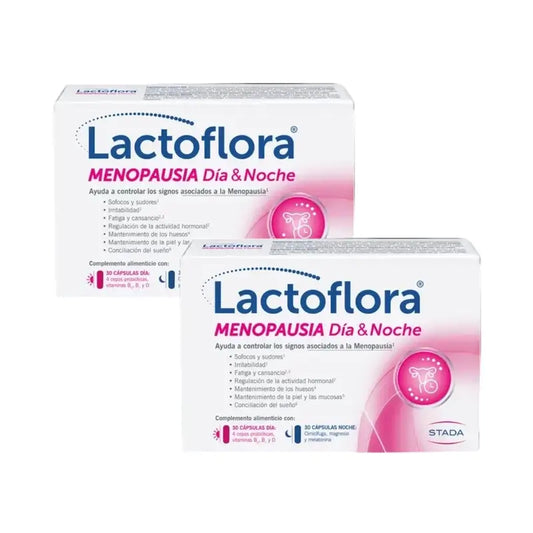 Lactoflora Menopause Day & Night, 2X60 Capsules