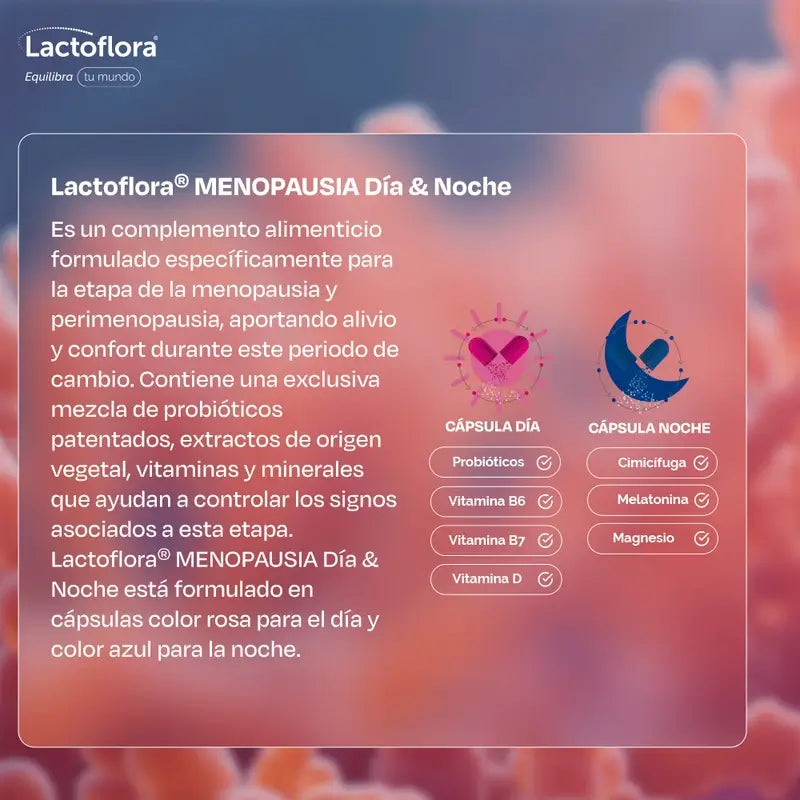 Lactoflora Menopause Day & Night , 60 capsules