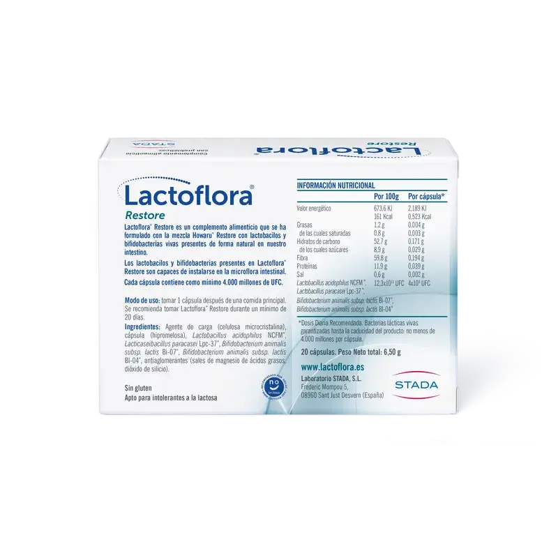 Lactoflora Restore 20 capsules