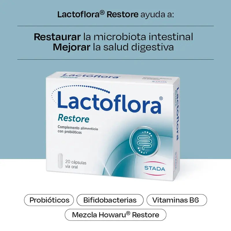 Lactoflora Restore Pack 3 x 20 capsules