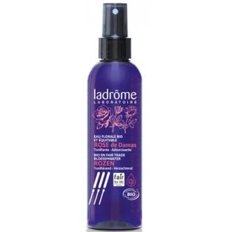 Ladrome Damask Rose Floral Water 200Ml. Bio