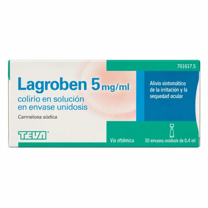 Lagroben 5 Mg/ ml Eye Drops 30 Single Dose x 0.4 ml