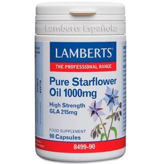 Lamberts Pure Borage Oil 1000Mg(High Gla215Mg)90 Capsules