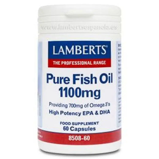 Lamberts Pure Fish Oil-Omega 3 High Potency. 60Pearl