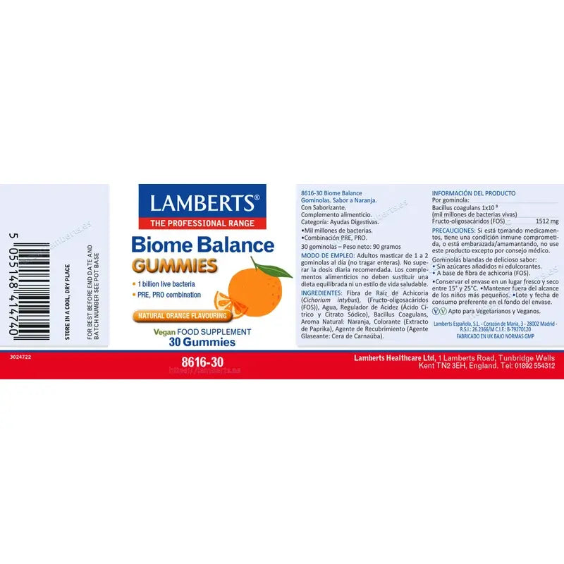 Lamberts Biome Balance , 30 gummies