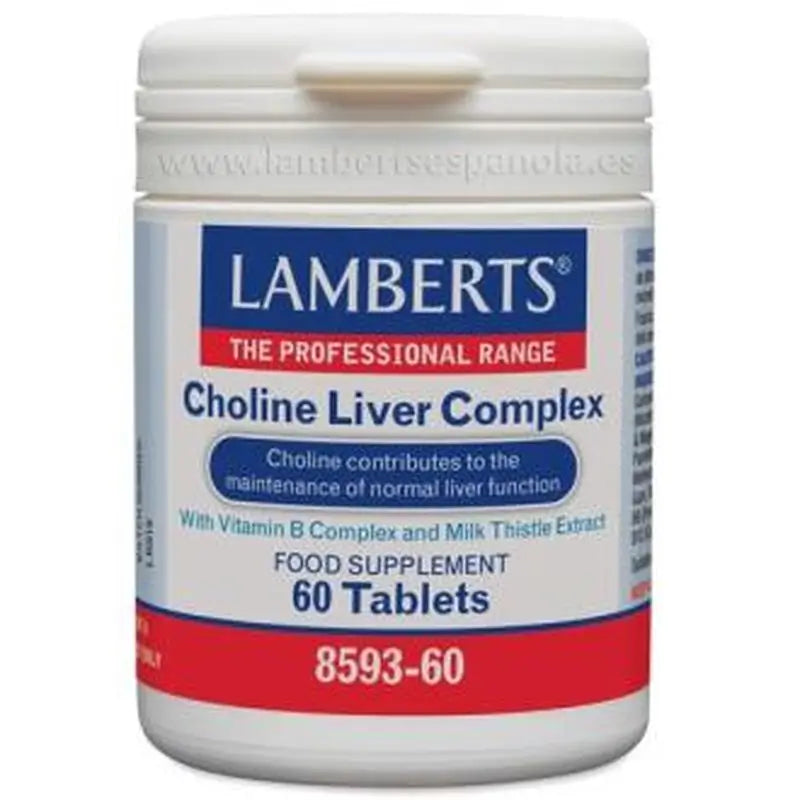 Lamberts Choline Liver Complex Choline Complex 60 Tablets