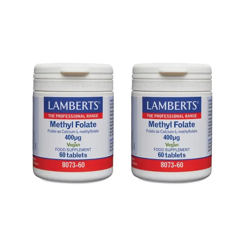 Lamberts Methyl Folate 400 Mg, 2X60 Tablets