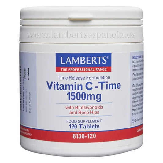 Lamberts Vitamin C 1500 Mg With Bioflavonoids , 120 tablets