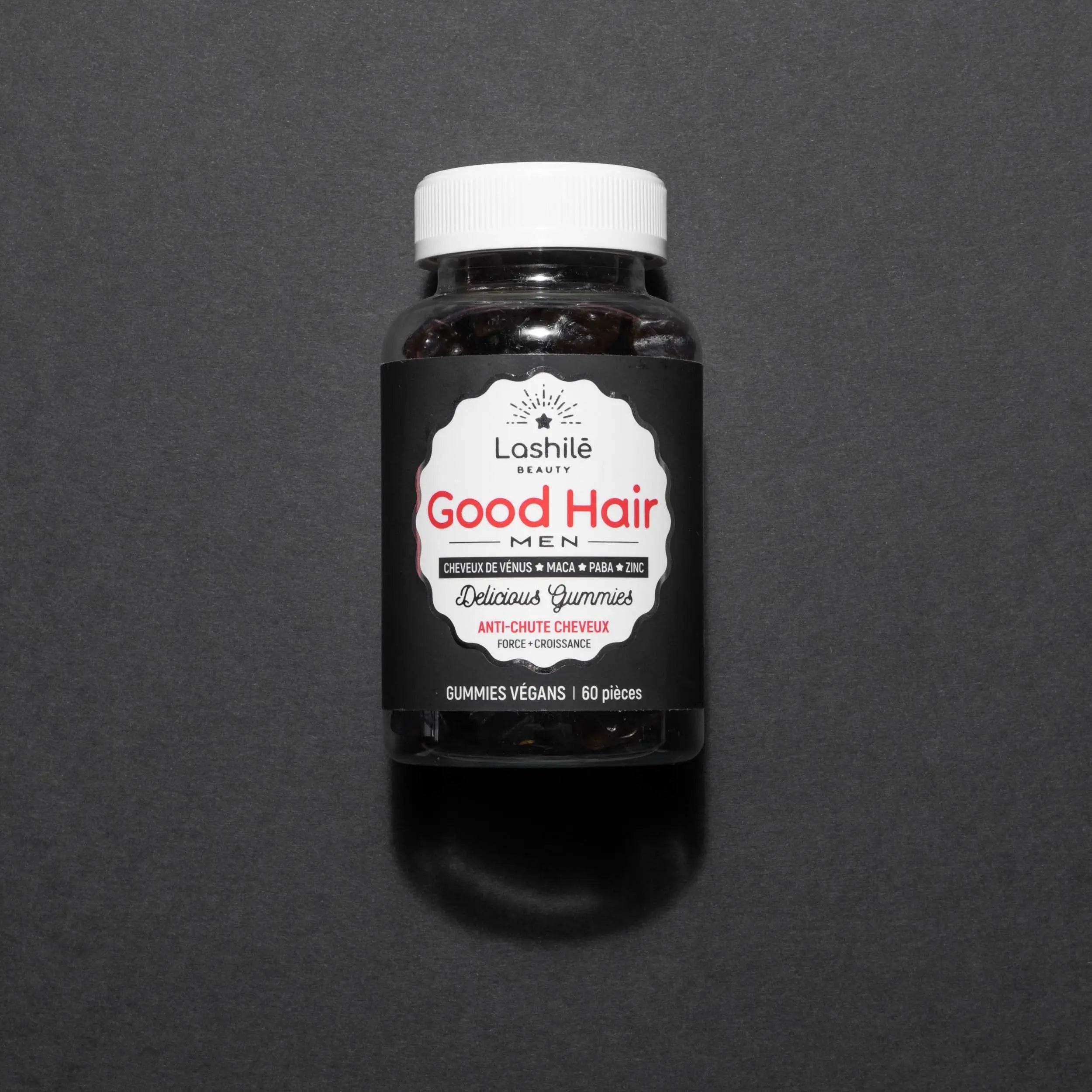 Lashilé Beauty Good Hair Men Gummies , 60 units