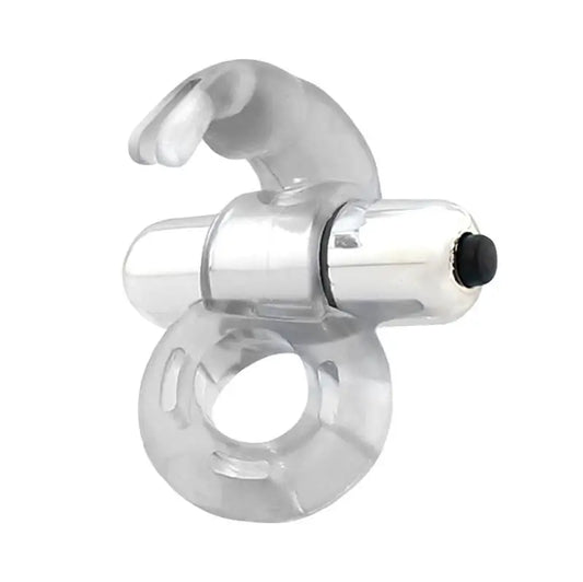 Latetobed Vibrating Ring With Transparent Rabbit
