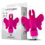 Latetobed Vibrating Bullet Butterfly Vibrating Bullet Silicone Pink