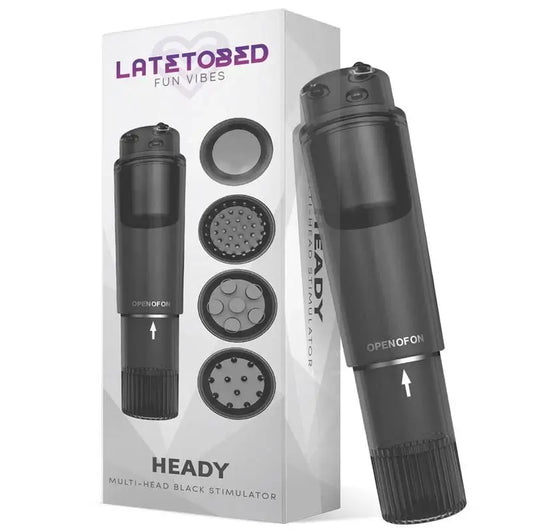 Latetobed Heady Stimulator With 4 Black Heads