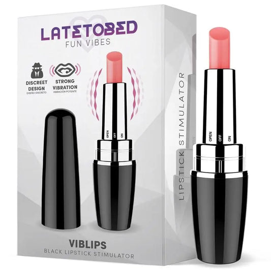 Latetobed Viblips Lipstick Stimulator Black