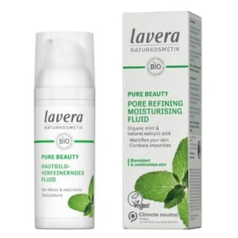 Lavera Purifying Mint Moisturising Fluid 50Ml.