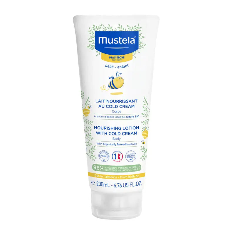 Mustela Cold Cream Nourishing Milk for Dry Skin, 200ml