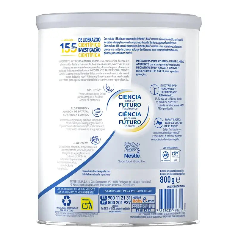 Nestle Nan Ar Expert First Age Milk 800 gr