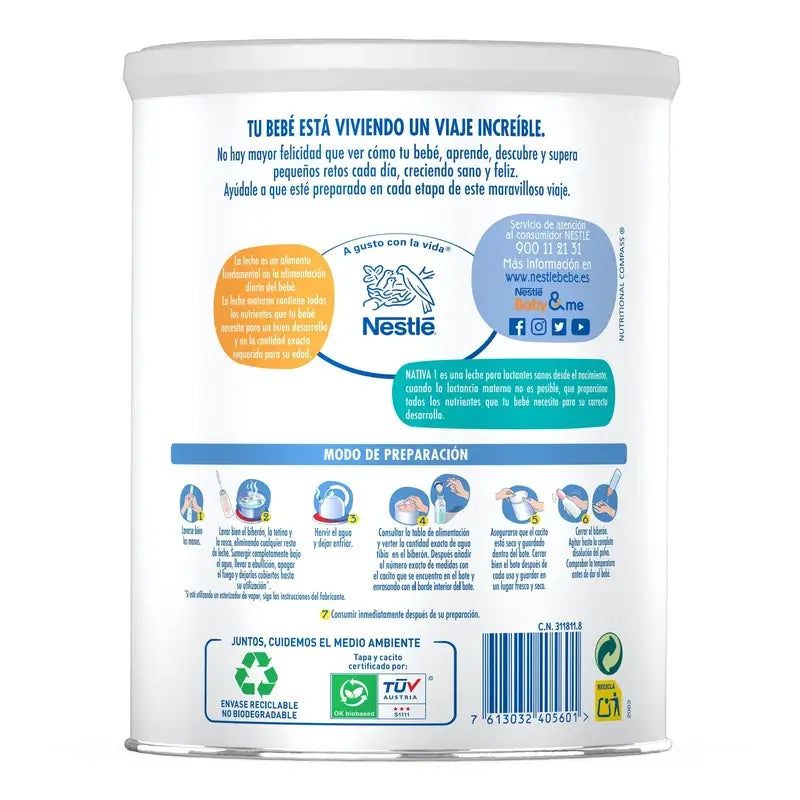Nestle Nativa Infant Milk Powder 800 g
