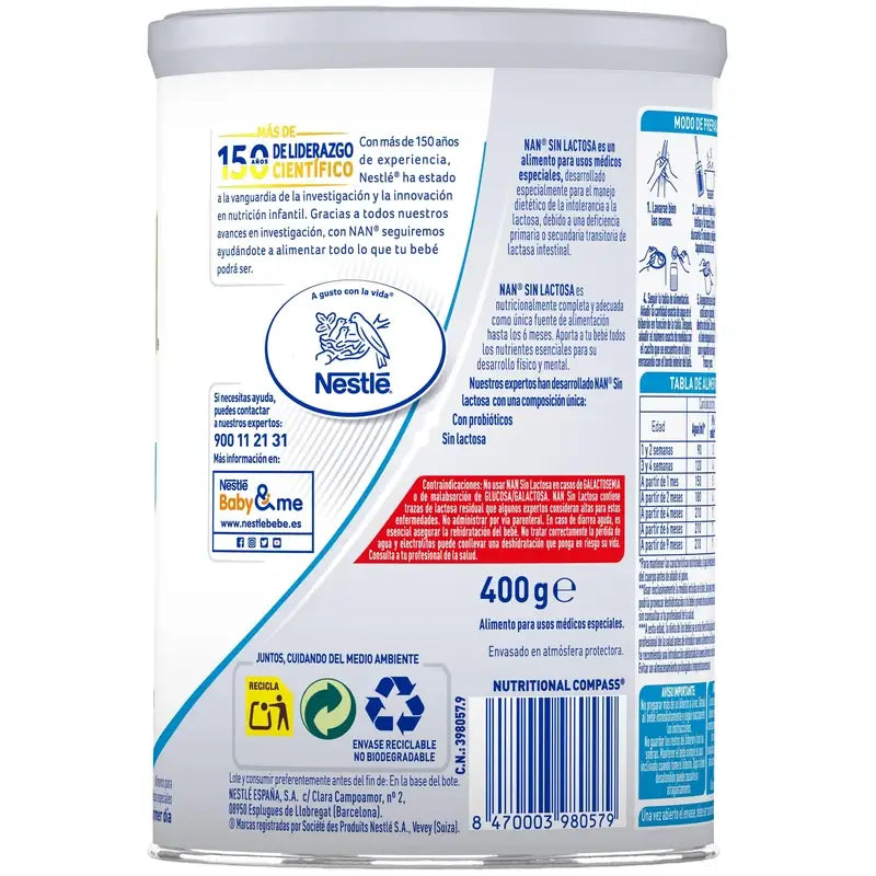 Nestlé Nan Expertpro Lactose-Free Special Milk , 400 g