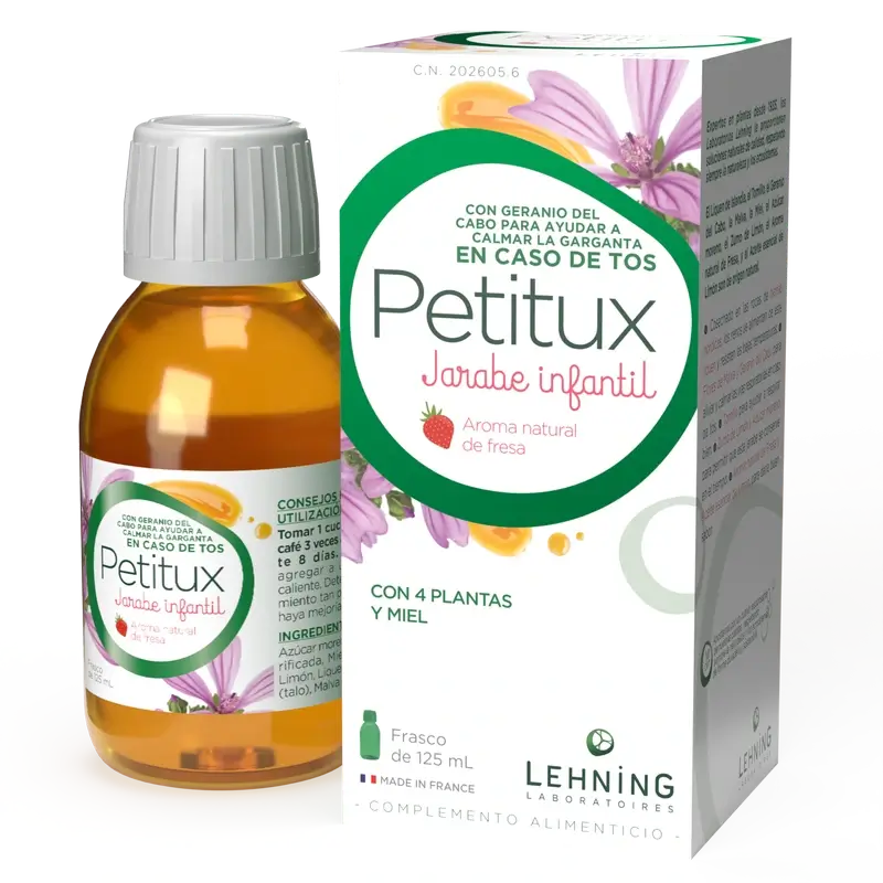Lehning Petitux Children's Syrup 125Ml.