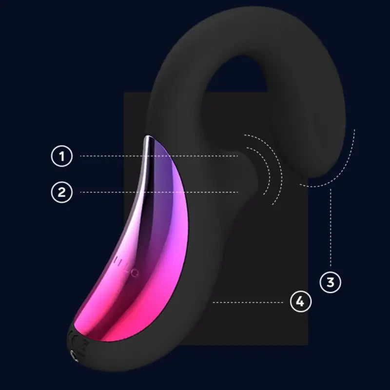 Lelo Enigma Cruise Double Stimulation Sonic Massager Black