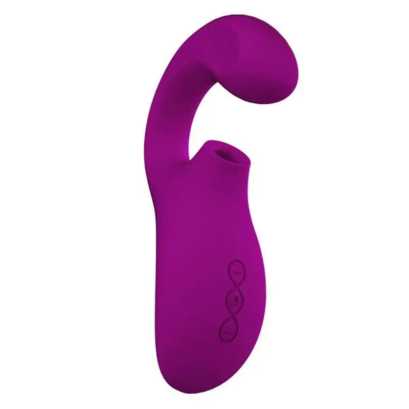 Lelo Enigma Double Suction Stimulation Deep Rose Massager
